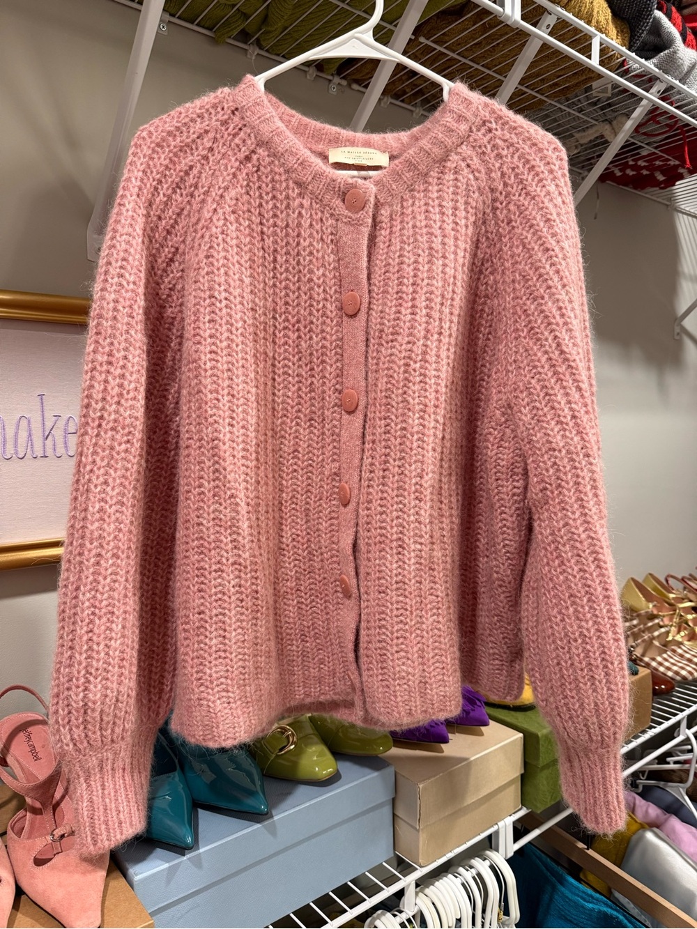 Sézane Emile Cardigan in Pink